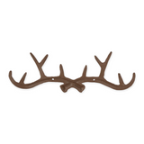Antler wall hook, Rustic cabin decor, Hunting lodge decor, Dark brown, Deer decor, JaBella Designs