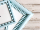 Add vintage style to an entryway or living room with a custom-made gallery picture frame set that complements almost any home decor, including coastal farmhouse and country cottage.
Every collection will include frames ranging in size from 5" x 7" photos to 11” x 14” pictures. All picture frame sets will include wood frames that have simple, classic designs, as shown above in the example photos. 
JaBella Designs