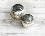 Mica glass votive candle holders, JaBella Designs