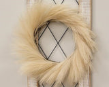 Pampas grass, Pampas grass wreath, Grass wreath, Cream wreath, Creamy white, Boho wreath, Wreath decor, Southern style decor, JaBella Designs, Shopify