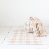 Pink and white buffalo check plaid girls room decor, JaBella Designs
