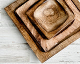 Decorative mango wood trays