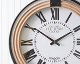 Large pocket watch style clock, Large wall hanging clock, Modern clock, Industrial vintage style home office clock, Man cave clock, JaBella Designs, Pottery Barn style clock
