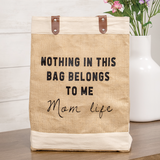 Mom life gift bag, tote bag, storage, JaBella Designs