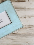 French county robin's egg blue 4x6 frame