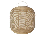 This lantern is a beacon of sustainability and style. Crafted from woven plastic, it blends seamlessly into any decor while offering the practicality of solar-powered LED lighting. The lantern is suitable for both indoor and outdoor use, ensuring versatility and convenience. With a small black power switch located on the lamp holder, it's easy to control the illumination. The LED light promises an impressive 10,000-hour lifetime, making it a reliable source of light. Whether hanging from a branch or resting