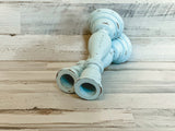 Spa blue home decor, Gifts for her, JaBella Designs, Farmhouse chic blue candlesticks