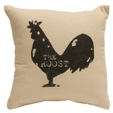 Neutral 'The Roost' small accent pillow