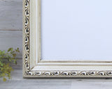 Ornate Picture Frames, Antique White, Off White, Ivory, Wood Frames, Photo Frames, Wall Gallery Frames, 11x14 Wood Frames, Vintage Style, Shabby Chic, JaBella Designs, Home Decor, Made in the USA