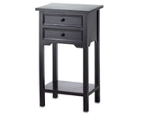 Black table, Country farmhouse side table, Table with drawers, Bedside table, Fixer Upper style, JaBella Designs, Home decor, Murfreesboro