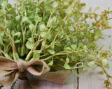 Artificial Greenery, Artificial Grass, Jute, Burlap, Brown, Green, Light Green, Floral Supplies, Farmhouse Decor, JaBella Designs, Home Decor