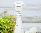 Hand-painted wood candlestick, Candlesticks, Candle holders, Farmhouse candle holders, Farmhouse candle decor, Dining room table candlesticks