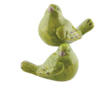 Green birds, Bird figurines, Home accents, Spring decorations, Tiered tray decor, JaBella Designs, Murfreesboro