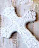 Decorative White Cross, Decorative Cross, Cross Decor, Christian Home Decor, Gift Ideas, Shelf Sitters, Figurines, Farmhouse Chic, Boutique, JaBella Designs