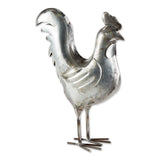 Galvanized metal country style rooster