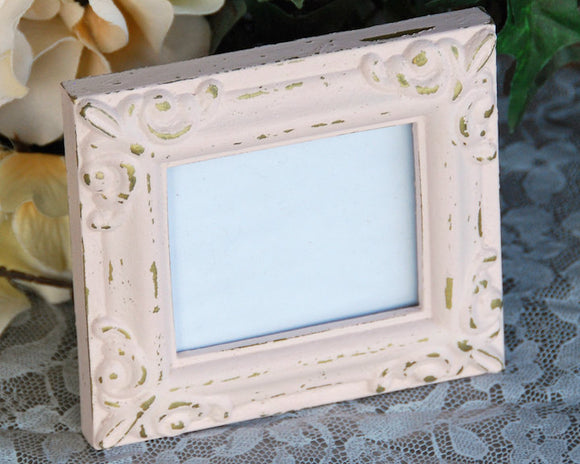 Pink and Gold Picture Frame, Pink Picture Frames, Small Photo Frames, Distressed, Shabby Chic, Cottage Chic, Farmhouse Chic, JaBella Designs, Home Decor, Wedding Decorations, Etsy, Handmade