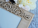 Coastal tan 5x7 embellished gallery picture frame