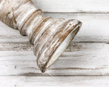 Wood candle holders, Candleholders, Candle decor, Whitewashed mango wood, Wooden candle holders, Pillar candle holder, JaBella Designs, Farmhouse candle holders