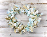 Robin’s egg blue & white mini garland