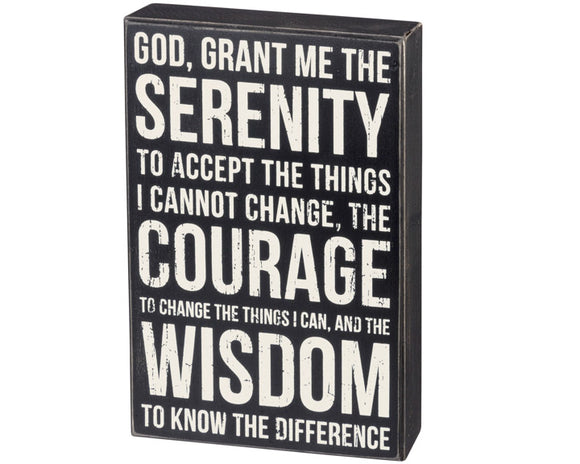 Black box with white text containing a quote on a white background