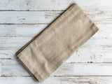 Our kitchen towels are hardworking essential for any kitchen. Woven of soft, absorbent cotton, you can count on this brown towel for everything from drying dishes and polishing glassware to mopping up spills.&nbsp;

Materials:
100% Cotton

Dimensions:
18" wide x 28" long

Care:
Machine washable on cold
Iron on cool if desired