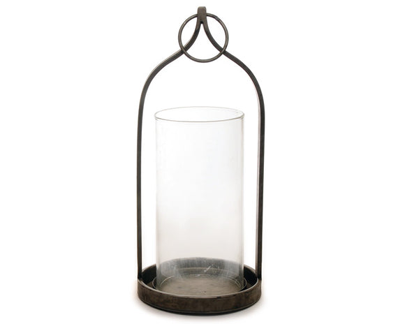 Metal candle holder with removable glass hurricane

Add some ambience to your living room or bedroom with this sleek candle holder. It features a metal frame and base with a removable glass hurricane. At more than 1 foot tall, this candle holder is a nice size for larger rooms. 

Materials:
Glass, metal

Dimensions:
6