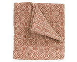 Geometric burnt orange throw blanket

Featuring an intricate cream and orange pattern design, this throw blanket is perfect for a cozy lake house or cabin. This blanket is also great for fall.

Materials:
100% Cotton

Dimensions:
52" long x 74" wide

Care:
Machine washable