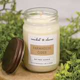 This candle is proudly hand-poured in the USA! It comes in a simple glass jar and features a scent-lock lid, single wick, and 84-hour burn time. This particular candle features notes of crisp apples and spices. It makes a great gift anytime of the year.<br>