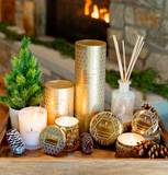 Holiday candle, Gilded Cinnamon, Candle, Candle in Tin, Decorative candles