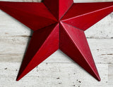 Country wall hanging star, Red