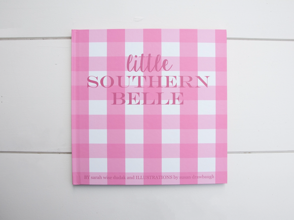 Girls pink gingham 'Little Southern Belle' book