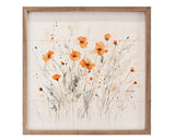 This unique piece is a simple way to bring beauty and charm to any wall within the home. It is made from high quality American hardwood planks with a hand painted face, and printed with UV cured ink, and is framed in a natural walnut frame. Each piece is unique with its own personality, marks, wood grain, and look.

Materials:
Wood

Dimensions:
16" wide x 1 1/2" deep x 16" high