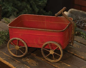 Rusty red wagon, Decorative wagon, Decorative storage containers, Red wagon, Holiday decorations, Nursery decor, JaBella Designs