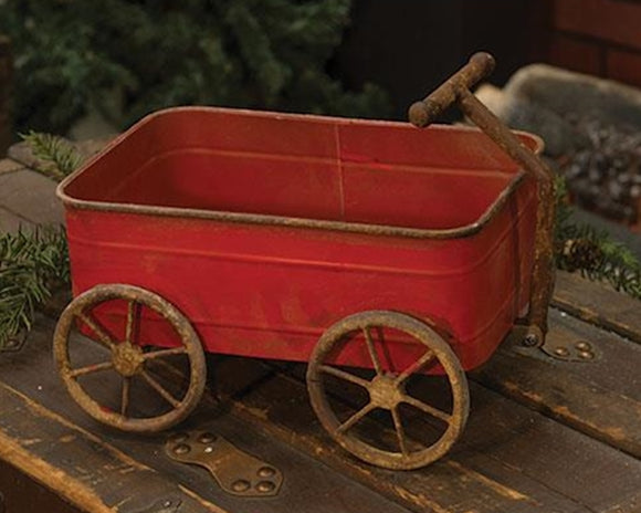 Rusty red wagon, Decorative wagon, Decorative storage containers, Red wagon, Holiday decorations, Nursery decor, JaBella Designs