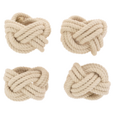 Sailor knot napkin rings

These coastal-inspired napkin rings beautifully capture the essence of seaside sophistication. They evoke a sense of maritime charm and rustic elegance, making them perfect for coastal-themed gatherings, nautical decor, or casual dining with a touch of class.

These napkin rings are sold individually or in sets of four.

Materials:
Rope

Dimensions:
1 1/2" wide x 2" diameter