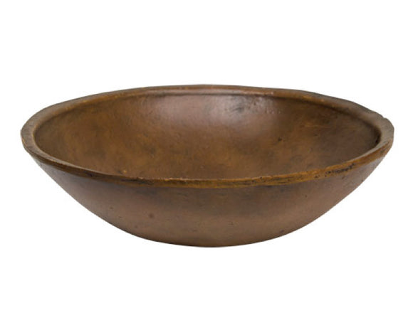 Featuring a smooth-sided design, this bowl has a deep walnut finish perfect for holding potpourri, eggs, and other small decor accents. It has the authentic look of carved wood, just like handcrafted Colonial housewares. JaBella Designs