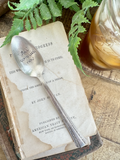 Add whimsical charm to your dinnerware collection with this hand-stamped vintage spoon. Each vintage spoon is hammered and stamped with the phrase, "Y'all Come Back Now," by an artisan in Wyoming. These spoons make for lovely gifts.
