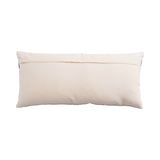 Woven wool blend striped lumbar pillow

This shimmering take on a classically design lumbar pillow features multicolor stripes on intricately woven wool, finished with subtle metallic details. This pillow has a wool blend encasement on back. Express your constantly evolving style with the simple addition of this eye-catching pillow. The cover is removable with a hidden back zipper.&nbsp;

Materials:
Wool, cotton

Dimensions:
16" high x 36" wide