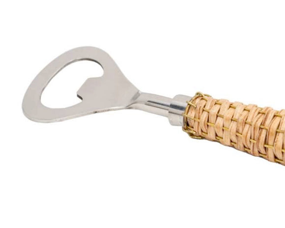 Basketweave bottle opener

Add a touch of elegance to your barware collection with this charming bottle opener. Crafted with a charming basketweave design, this bottle opener combines style with functionality. It is perfect for effortlessly opening bottles with flair, making it an essential accessory for any occasion.

Materials:
Metal, wicker

Dimensions:
8