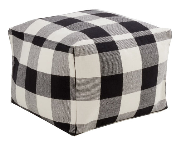 Black & white buffalo check pouf

Whether being used in a seating configuration or just serving as a comfortable ottoman to kick your feet up on, these black and white buffalo plaid poufs make your home warm and inviting. 

Materials:
100% Cotton, polyester fill

Dimensions:
20