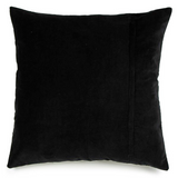 Black &amp; white flower pot throw pillow

Crisp cotton twill and a charming, Parisian-inspired design add polish to our generously sized pillow cover. Vase and circular framework are printed while branches and hearts are embroidered in black and silver. Special features include sequin hearts edge detailing and a black velvet back. A hidden zipper closure with decorative pull completes the look.

Materials:
Cotton

Dimensions:
24" wide x 24" high