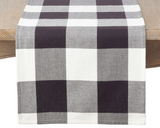 Country farmhouse buffalo check table runner

Made from 100% cotton, this black and white buffalo plaid table runner is a perfect addition to your dining area. Turn your dining, kitchen, or sofa table into an exhibition with this perfect mix of traditional and modern styles.&nbsp;

Materials:
Cotton

Dimensions:
16" wide
72" to 108" long overall

Care:&nbsp;
Machine washable