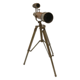 Pottery Barn style decor, Nautical tabletop telescope decor