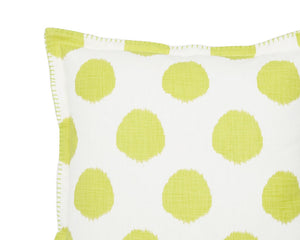 Colorful polka dot pillow

Colorful and fun, this polka dot printed pillow is the perfect accessory to complete your nursery or bedroom decor. No two are exactly alike, but each one brings your space a flair of artisan style.

Materials:
Cotton blend, polyester fill

Dimensions:
20" wide x 20" high