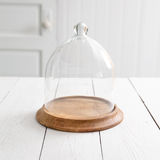 Round glass decorative cloche for table decor, JaBella Designs