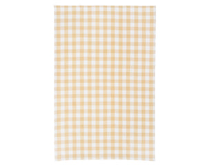 Cornsilk gingham plaid kitchen towel

Crafted of cotton fabric, this woven towel features a timeless gingham check pattern. Whether you're drying dishes, wiping spills, or simply adding a decorative touch, it's both functional and stylish.

Materials:
Cotton

Dimensions:
18" wide x 27" long