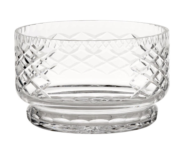 This bowl features the classic Southern charm of traditional cut lead-free crystal in a medallion design. This bowl is the perfect size for serving up cold side dishes. It also makes for a great wedding gift.  Materials: Lead-free crystal  Dimensions: 5 1/2