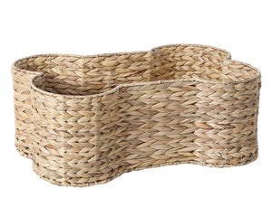 Handwoven sea-grass pet storage basket

This charming bone-shaped storage basket houses all your dogs treasures in one place. It is made from natural sea-grass and carefully handwoven. It is the most stylish and functional addition to your home.&nbsp;

Materials:
Seagrass

Dimensions:
15" wide x 9" high x 24" long