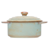 mini stoneware bakers with lids