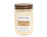 This candle is proudly hand-poured in the USA! It comes in a simple glass jar and features a scent-lock lid, single wick, and 84-hour burn time. This particular candle features notes of crisp apples and spices. It makes a great gift anytime of the year.<br>